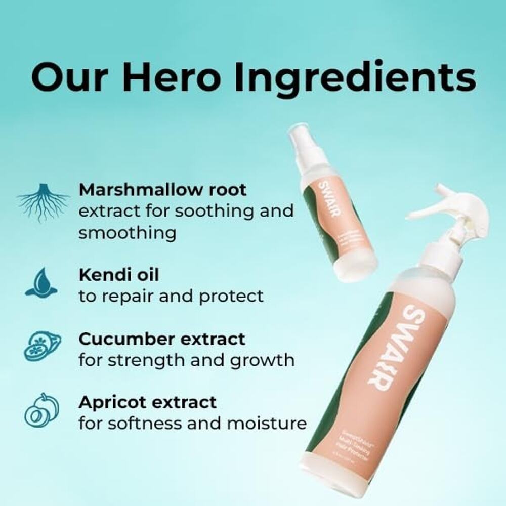 SWAIR SweatShield Hair Protector Leave in Conditioner Spray Repels Sweat 8oz - Picture 5 of 7